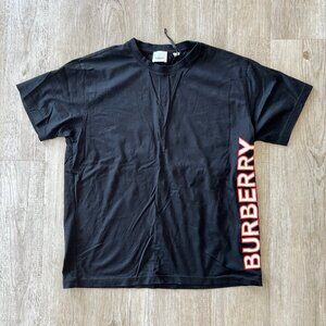 Mens Burberry Black Graphic Tshirt - S